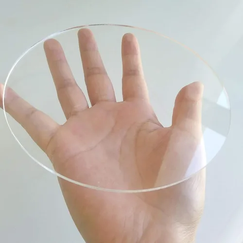 Vista 6 de 20 discos de plexiglás acrílico, hojas redondas circulares Lucite de 1/8 pulgadas de grosor (transparente, 0.5 pulgadas)