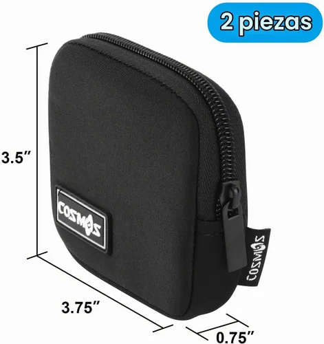 Vista 7 de CM Paquete de 2 mini bolsas pequeñas de almacenamiento de viaje compatible con adaptador de corriente MagSafe, accesorios para laptop, cables