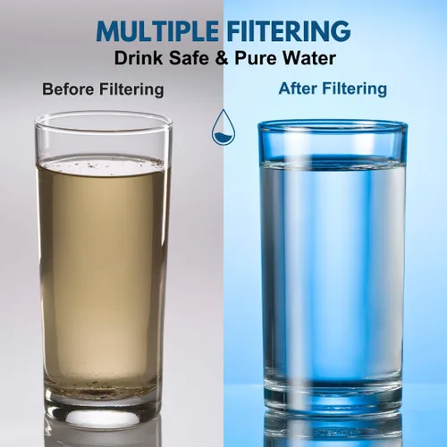 Vista 5 de Life Sciences Sistema de agua alcalina, máquina de agua mineral, purificador de agua con infusión de hidrógeno, filtro natural para encimera