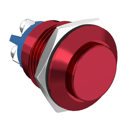 Vista 16 de STARELO 16 mm 5/8" Interruptor de botón momentáneo redondo alto 250 V de CA 5 A 12 V 36 V de CC 2 A 1NO SPST impermeable con carcasa de aluminio