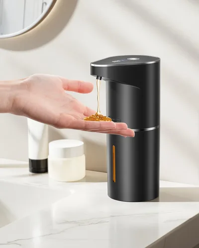 Vista 12 de Fantictas Dispensador automático de jabón líquido, 3 niveles para cocina y Blanco