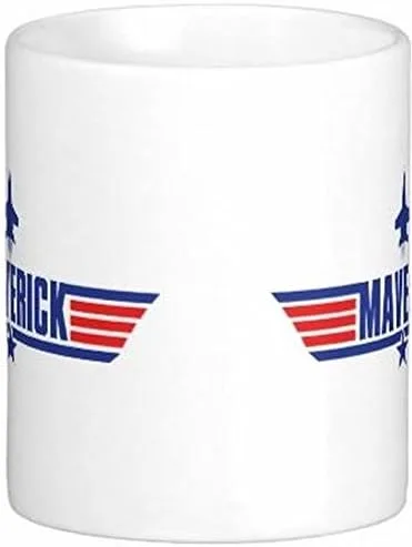 Vista 2 de Par de tazas de café de cerámica Maverick de 11 oz por Quick Mugs 2 U