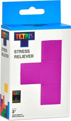 Vista 6 de Fizz Creations for iscream Tetris Squishy Stress Ball - Bloque azul
