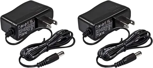 Vista 4 de iMBAPrice, adaptador de pared 9V CC - conector de 5,5 x 2,1, 500mA UL Negro