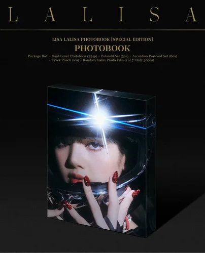 Vista 2 de YG Ent. Lisa - LALISA [Photobook ver.] (Edición especial) Álbum+Regalo (Adhesivos decorativos,Tarjetas de fotos)