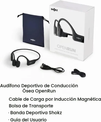 Vista 10 de SHOKZ OPENRUN Auriculares inalámbricos Bluetooth de conducción ósea - Negro