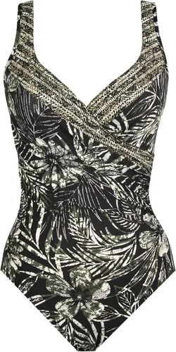 Vista 4 de Miraclesuit Traje de baño para mujer Boa Blues Peregrina Underwire Bra Tummy Control Traje de baño de una pieza