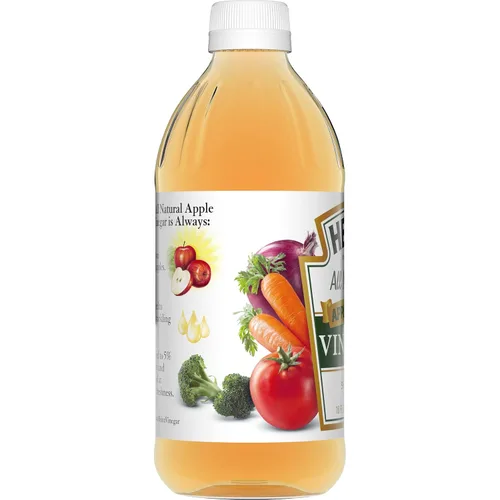 Vista 8 de Heinz Vinagre de sidra de manzana totalmente natural con 5% de acidez, botella de 16 onzas líquidas