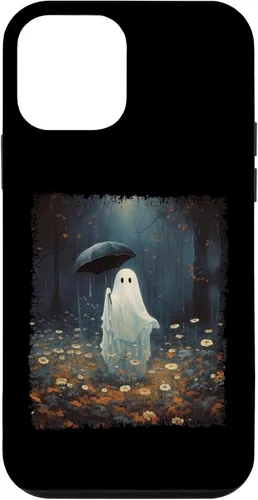 Vista 15 de Carcasa gótica para iPhone 11 con diseño de fantasma espeluznante en el bosque