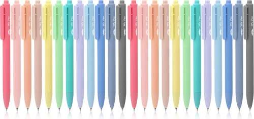 Vista 24 de Mr. Pen - Bolígrafos de gel retráctiles, paquete de 12, secado rápido, bolígrafos de gel de punta fina de 0.7mm, bolígrafos retráctiles, bolígrafos