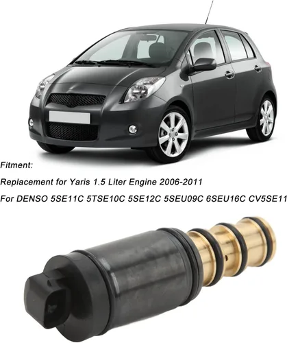 Vista 3 de Válvula de control electrónico del compresor de CA, electroválvula de control del compresor de CA Reemplazo estable del rendimiento para motor