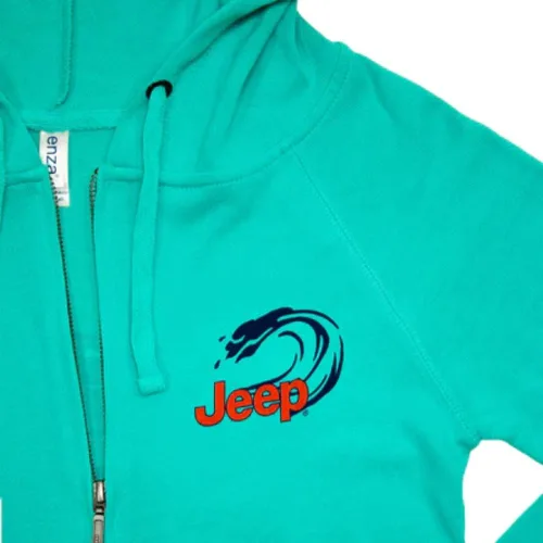 Vista 3 de Jeep Sudadera con capucha Beachin Good Time con cremallera para mujer