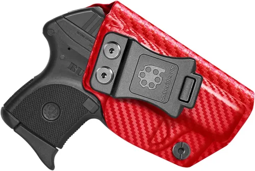 Vista 9 de Amberide IWB Kydex Holster for Ruger LCP .380, Concealed Carry, No Optic/No Laser, Adjustable Cant, Posi-Click Retention, Made in USA