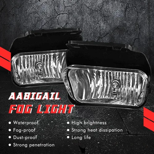 Vista 2 de A ABIGAIL Luces antiniebla de conducción de repuesto para Chevy Silverado 2003 2004 2005 2006 2007 todos los modelos Avalanche 2002-2006 sin