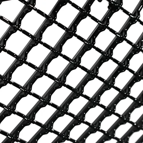 Vista 5 de Spec-D Tuning Rejilla de capó frontal de malla de panal negro brillante