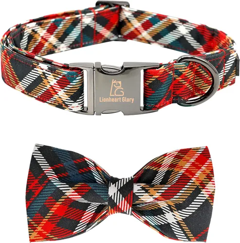 Vista 11 de Lionheart glory Collar de perro con bandera estadounidense, collar de lazo para perro del 4 de julio, resistente y ajustable, patriótico
