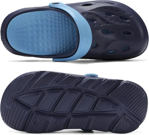 Vista 4 de Zuecos con soporte de arco para mujer y hombre, zapatos de jardín con plantilla acolchada, sandalias con fascitis plantar, antideslizantes