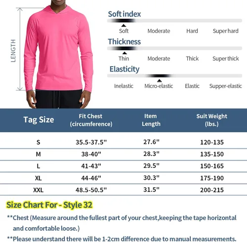 Vista 5 de Zengjo Sudadera ligera con capucha para hombre, manga larga con capucha