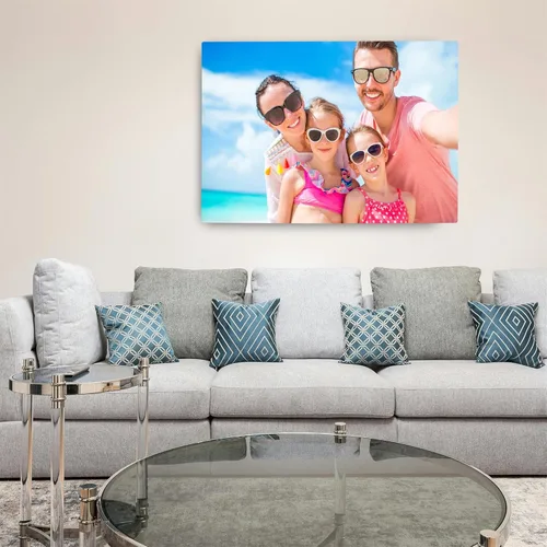 Vista 2 de DROLLX Impresiones de fotos de metal personalizadas Decoración de arte de pared Impresiones de aluminio personalizadas con tus fotos regalos