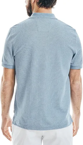 Vista 16 de Nautica playera polo clásica de mangas cortas, color sólido, para hombre