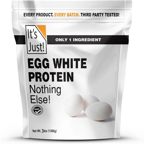 Vista 11 de It's Just! - Polvo de proteína de clara de huevo, proteína de claras de huevo secas, ingrediente para merengue, sin OGM, granjas de EE.UU.