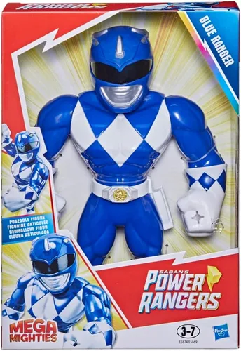 Vista 3 de Power Rangers Playskool Heroes Mega Mighties Blue Ranger Marrón/a