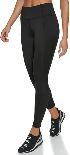 Vista 3 de DKNY Leggings deportivos de yoga para entrenamiento con control de abdomen para mujer