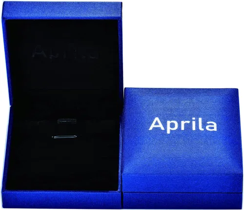 Vista 6 de Aprila Collar de plata de ley 925 con colgante de corazón con circonita cúbica, regalo de joyería para madre, abuela, niña, nieta, novia