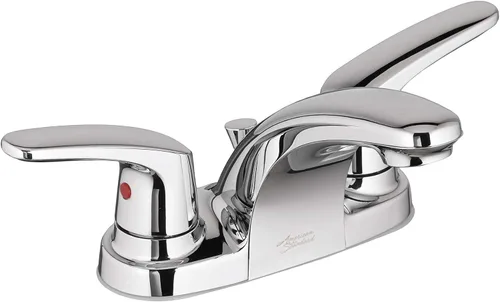 Vista 6 de American Standard 7075200.295 Colony Pro - Grifo de baño con dos manijas (1.2 GPM, níquel satinado)