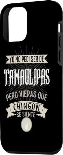 Vista 2 de Funda para iPhone 12 mini No Pedí Ser De Tamaulipas Pero Vieras Que Chingon Se Siente