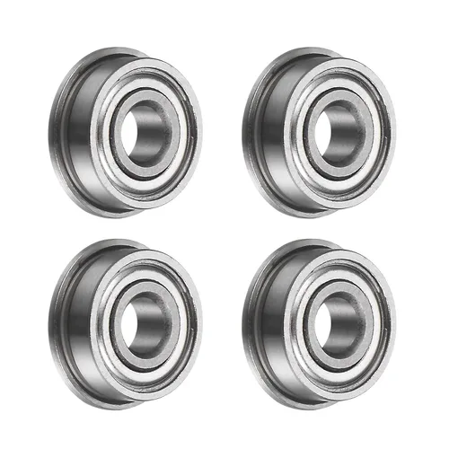 Vista 27 de uxcell MF52ZZ ensanchó el rodamiento de bolas, 4pcs 6.6x16.4x8.2 ft m acero cromado doble blindado ABEC1 cojinetes de brida Double Shielded, ABEC1