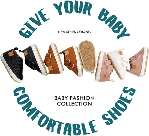 Vista 6 de Zapatos de bebé Mary Jane planos antideslizantes suela suave bebé bebé zapatos primeros caminantes fiesta Navidad vestido zapatos