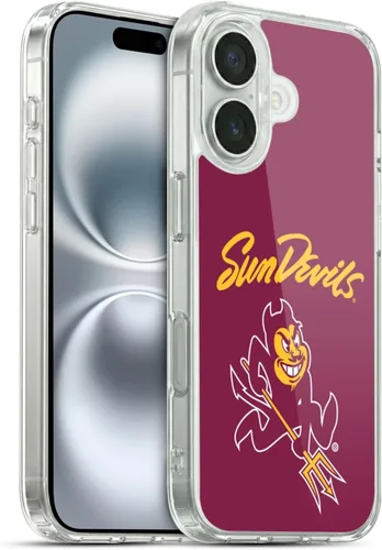 Vista 46 de Head Case Designs Funda de gel ASU Camou con licencia oficial de la Universidad Estatal de Arizona [protección de grado militar] compatible