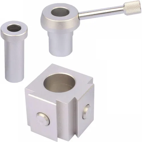 Vista 4 de Mini Torno Cambio Rápido Herramienta Post & Titulares Multifid Kit de Soporte de Herramientas para Mesa