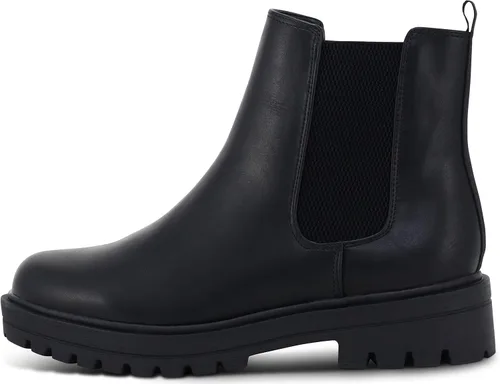 Vista 2 de MARCOREPUBLIC Portland - Botines Chelsea con punta redonda y tacón grueso para mujer