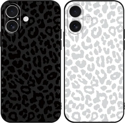 Vista 39 de Paquete de 2 fundas de teléfono con bonito estampado de guepardo para iPhone 7/8/SE 2020 / SE 2022 de 4.7 pulgadas, diseño de leopardo de lujo