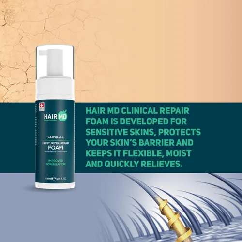 Vista 8 de HairMD Transplant Clinical Foam - Fórmula de crecimiento del cabello para hombres de 5.1 fl oz - Nutre y repara el cuero cabelludo después