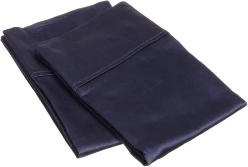Vista 10 de Superior Juego de funda de almohada de algodón egipcio de 700 hilos, moderno satén sólido, naturalmente transpirable y refrescante, funda