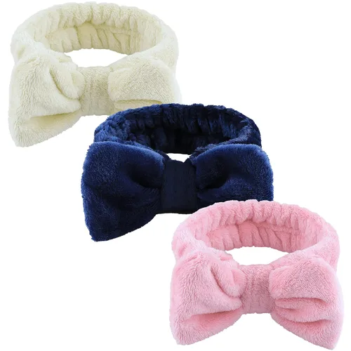 Vista 14 de WSYUB Diadema de spa, maquillaje, diademas de maquillaje esponjosas, suministros para fiestas de pijamas, diademas faciales para lavar la cara