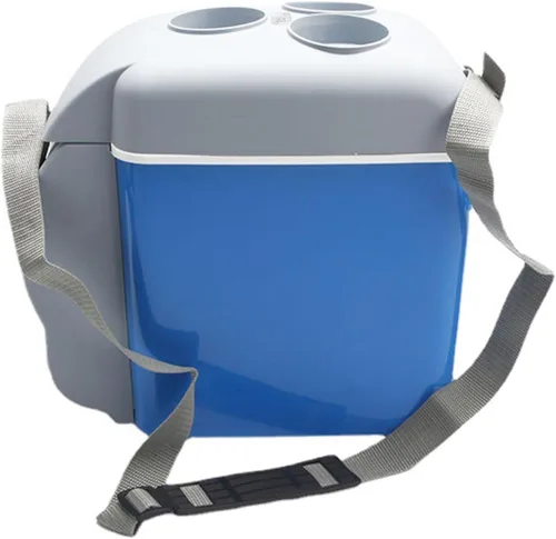 Vista 3 de Calentador de refrigerador para automóvil, refrigerador portátil de 7.5 L, mini refrigerador eléctrico, enfriador termoeléctrico personal