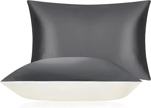 Vista 12 de DISANGNI Funda de almohada 100% seda de morera, utilizada para cabello y piel, funda de almohada de seda de un lado