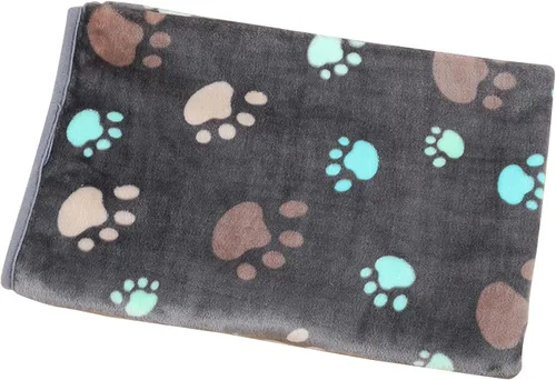 Vista 12 de DOOVID Manta para mascotas, suave y esponjosa de forro polar para mascotas, manta de franela para perros y gatos, manta para mascotas con estampado