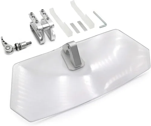 Vista 3 de WCO - Alerón de extensión de parabrisas ajustable con clip compatible con V-Strom 650 V-Strom 1000 ABS