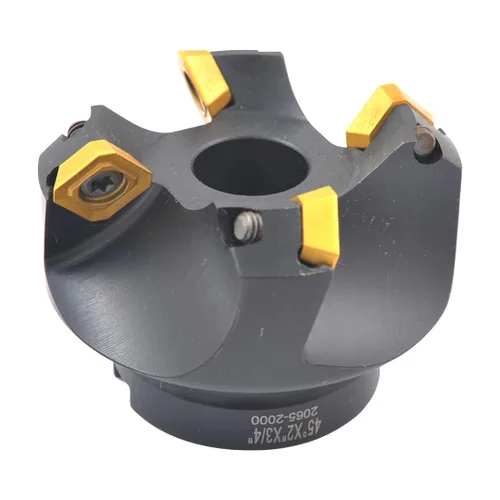 Vista 3 de HHIP 2065-2000 2 pulgadas x 3/4 agujero 45 grados SE molino de cara indexable
