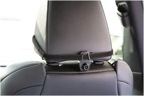 Vista 5 de Car and Driver Cámara de tablero Full HD de doble visión, sistema de visión frontal y trasera con cámara modular, lente de ángulo de 150 grados
