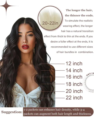 Vista 49 de Hetto . Extensiones de cabello humano rizado con clip, color #1 negro azabache, extensiones de cabello humano ondulado natural para cabeza completa