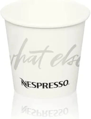 Vista 2 de Nespresso Vasos de papel desechables para expreso, 3.4 fl oz, 4 onzas, 50
