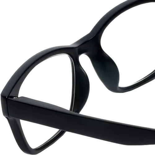 Vista 6 de Magz Greenwich - Gafas de transición para hombres y mujeres, lentes de lectura fotocromáticos, color negro mate, marco magnético +1.50
