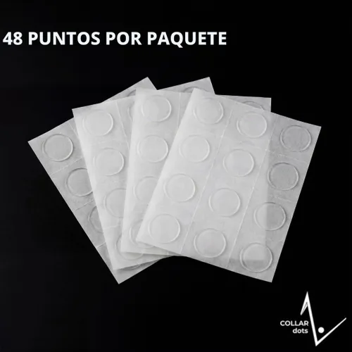 Vista 4 de Collar Dots – Adhesive Collar Stays for Dress Shirts & Polos Stop Floppy & Curling Collars Easy Stick-On Stiffeners