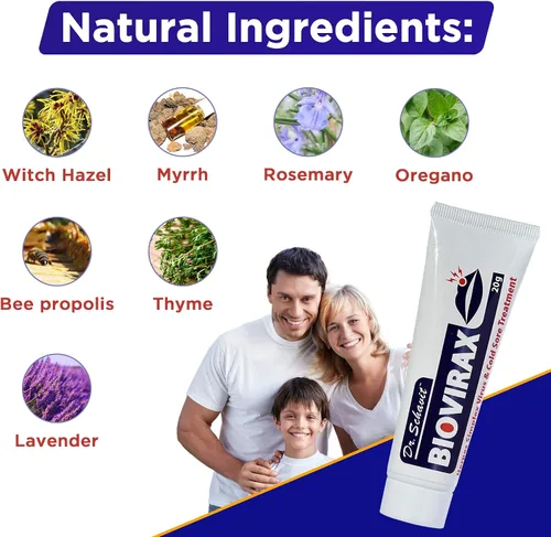 Vista 3 de BioVirax Tratamiento para el herpes labial – Crema curativa natural, evita la propagación del herpes labial – Remedio casero, fácil aplicación 20 mg